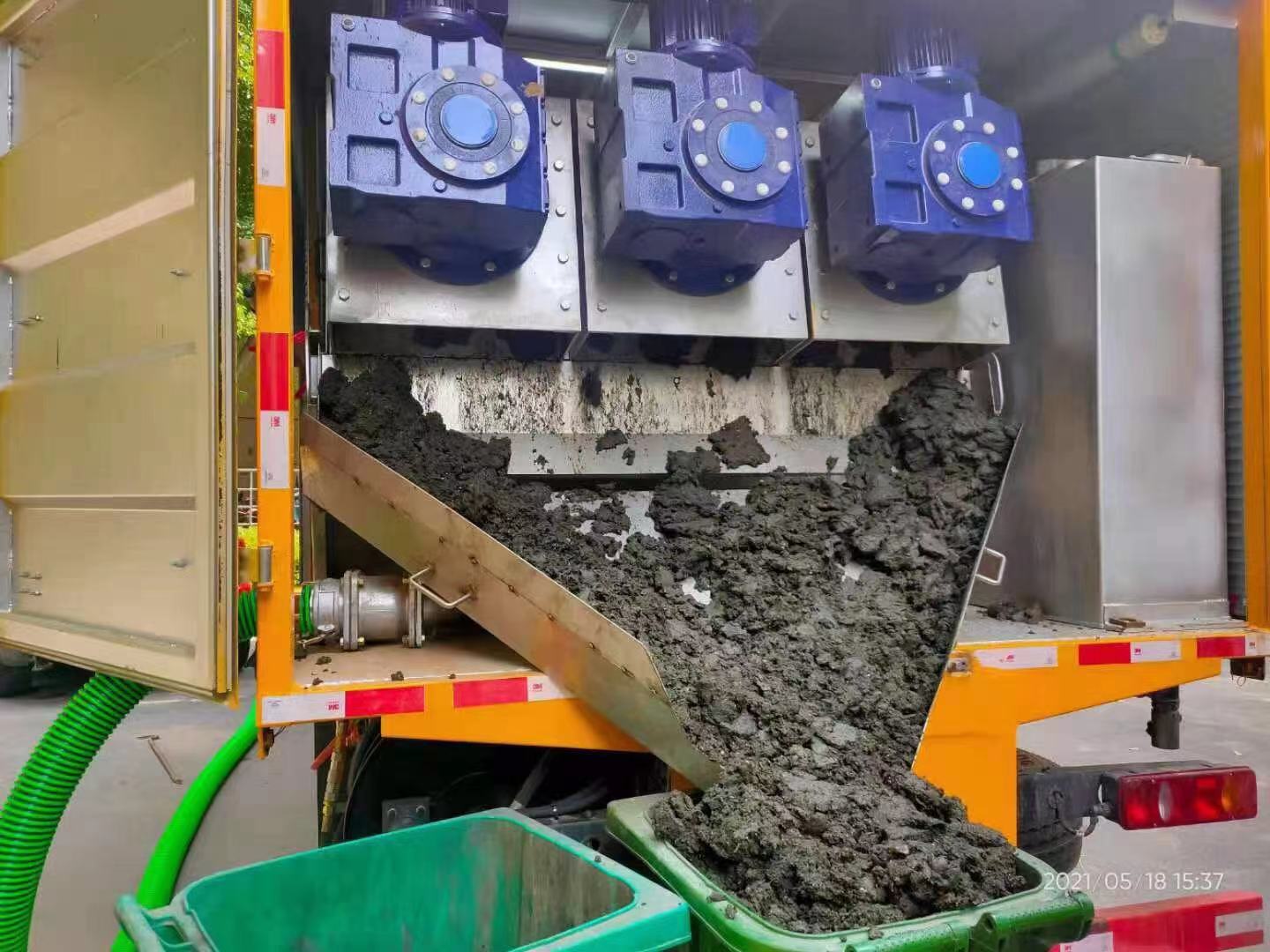 广阳化粪池清掏城市维护站-泥浆净化干湿分离处理